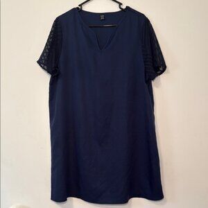 SHEIN‎ Women’s XL Navy Blue Short Sleeve Casual Dress
